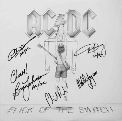 AC/DC Flick of the Switch サイン入り AC/DCFlick of The Switch1983 – Autographcentral