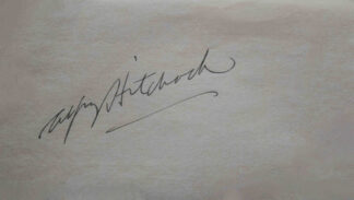 Alfred Hitchcock<br>6 x 3 1/2 Signature Strip