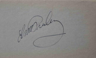 Elvis Presley<br>5 x 3 Inches<br>Signature Strip