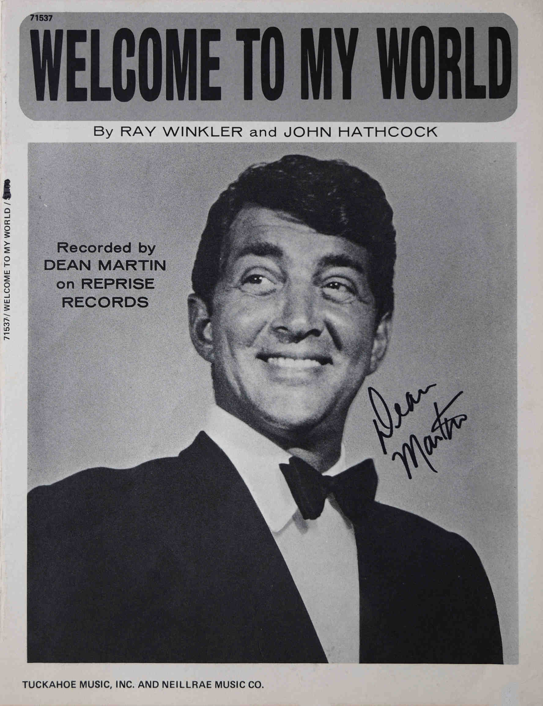 Dean Martin<br>Welcome to My World<br>1967