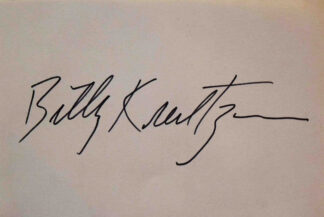 Billy Kreutzmann<br>6 x 4 Inch<br>Signature Strip
