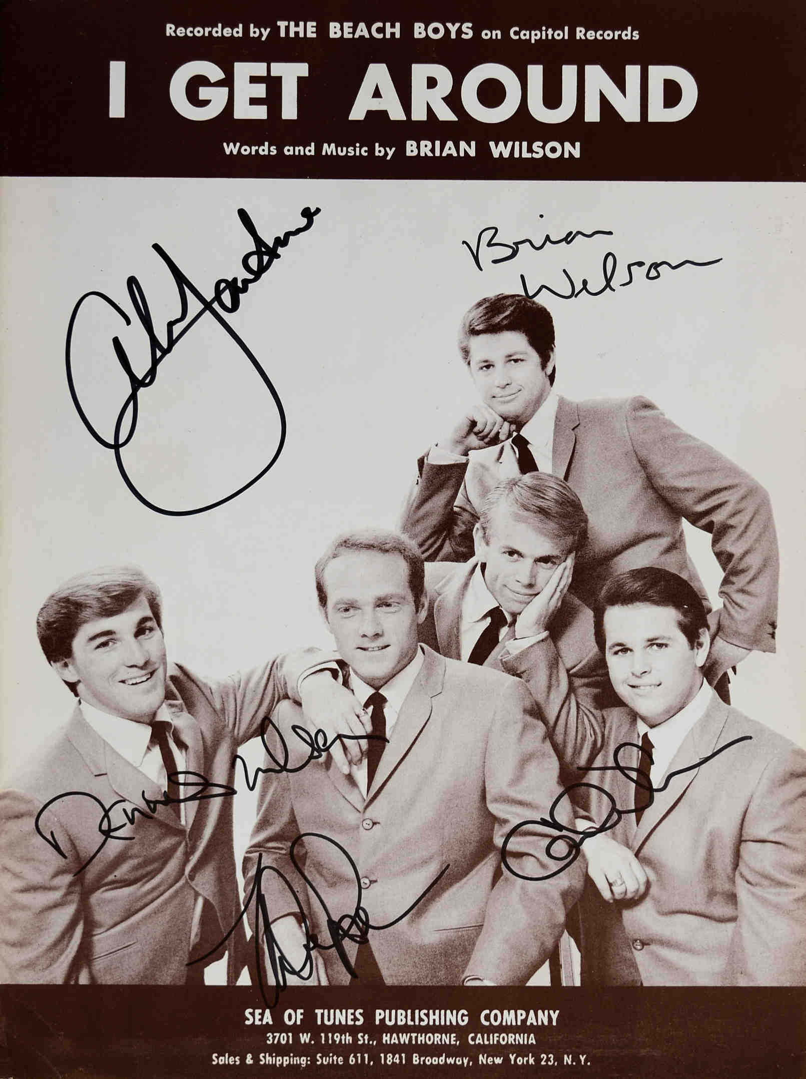 The Beach Boys<br>I Get Around<br>Sheet Music