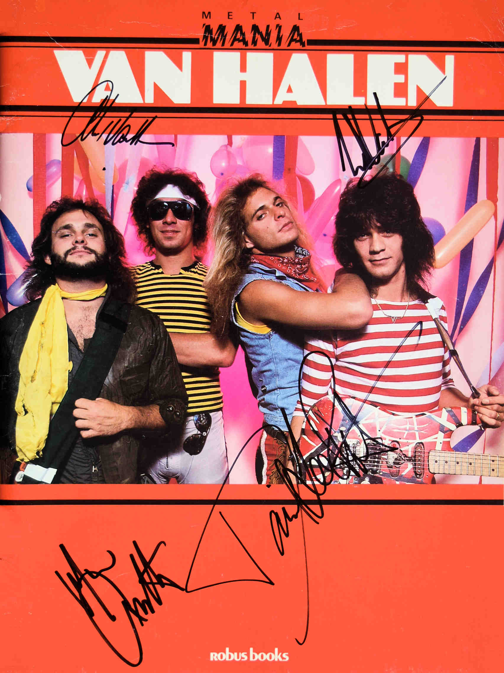 Van Halen<br>Metal Mania Book<br>1984