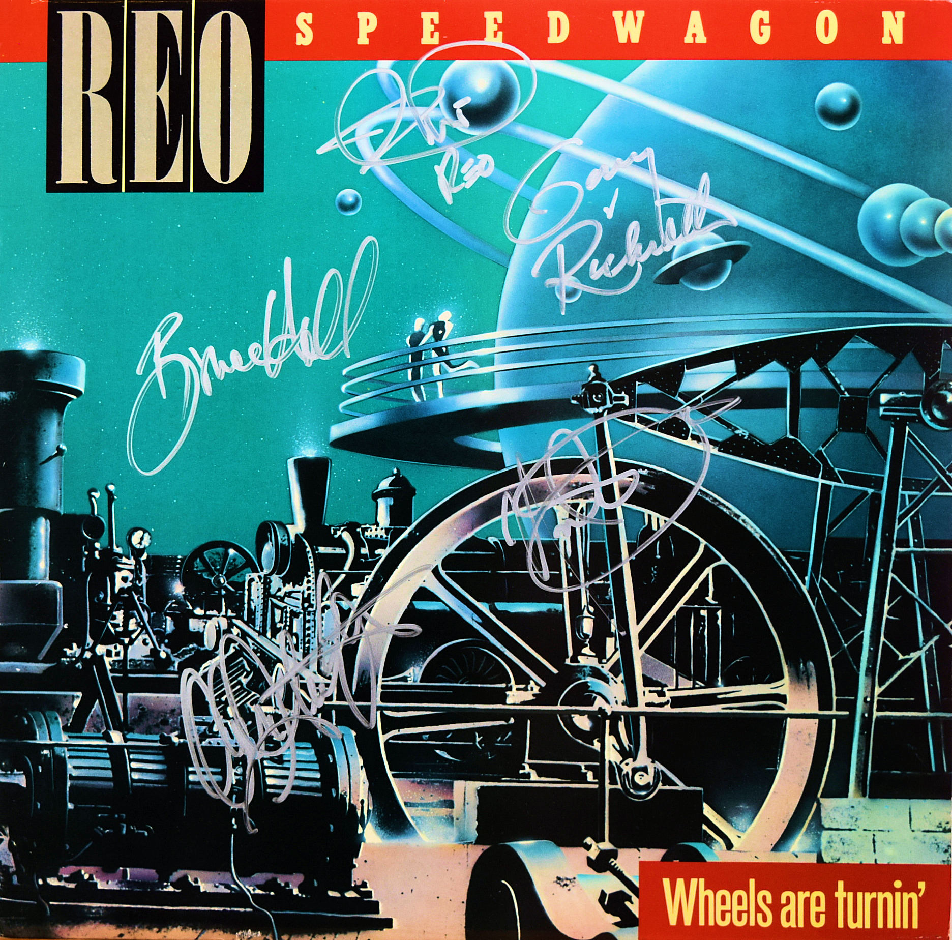 REO SpeedwagonWheels Are Turnin'1984 – Autographcentral